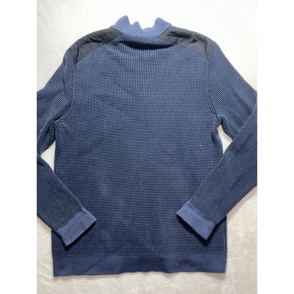 Calvin Klein Full Zip Sweater Waffle Texture Size XL - Picture 6 of 7